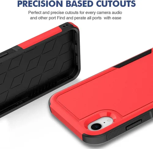 Miniatura 131 de Jeylly Funda para iPhone SE/Funda para iPhone 5S, Exterior de Plástico Duro que Absorbe Golpes + Interior de Silicona de Goma Defensor contra