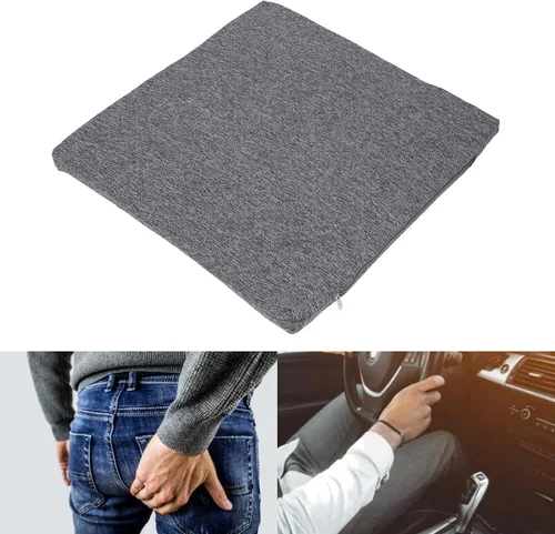 Miniatura 3 de Cojín de asiento de gel, cojín cuadrado de espuma viscoelástica, cojines para silla de enfriamiento, seda de leche de poliuretano, adecuado