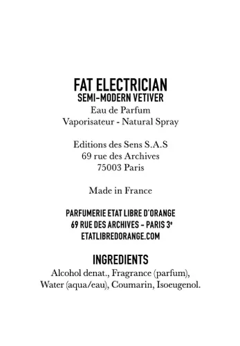Miniatura 2 de ETAT LIBRE D'ORANGE Eau de Parfum Electricista Grasa