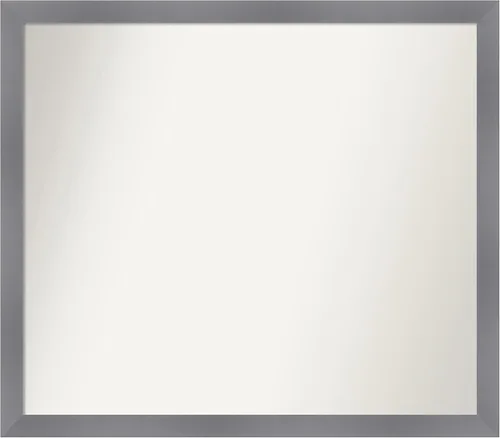 Miniatura 538 de Amanti Art Espejo personalizado, espejo de baño gris plomo a rayas, espejo de pared o espejo de tocador de baño sobre el fregadero