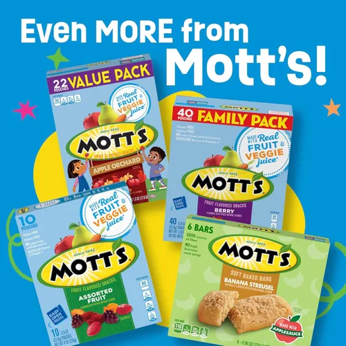 Miniatura 9 de Mott's Berry Family Pack, 0.8 onzas, 40