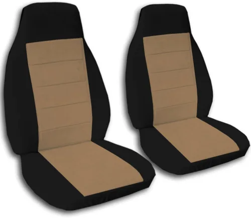 Miniatura 8 de TOTALLY COVERS Compatible con Ford F-150 F-250 F-350 de 1992-1998 con dos tonos para asiento de camión (sillas capitanes/cubos) con reposabrazos