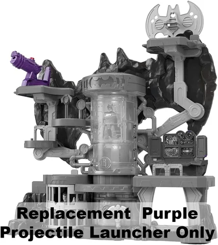 Miniatura 3 de Imaginext Pieza de repuesto DC Super-Friends Bat-Tech Batcueva - GYV24 ~ Lanzador de proyectiles púrpura de repuesto