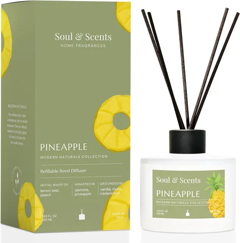 Miniatura 15 de Soul & Scents Juego de difusor de varillas – Blossom Aceite perfumado recargable de 7.43 onzas con 6 varillas de fibra Fragancia y ambientador