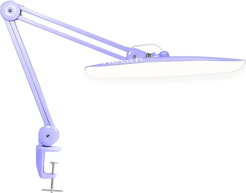 Miniatura 10 de Neatfi Lámpara de escritorio LED XL Cabeza de 20 pulgadas de ancho (blanco-2, CCT con abrazadera)