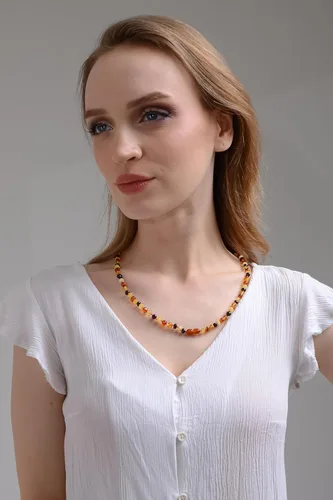 Miniatura 36 de Amber Necklace for Women - HandMade Baltic Jewelry for Adult - 18 inch - 100% Genuine