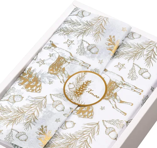 Miniatura 8 de LeZakaa 60 hojas de papel de seda para baby shower con 30 calcomanías de regalo, papel de seda para bebé niño niña a granel, diseño de arcoíris