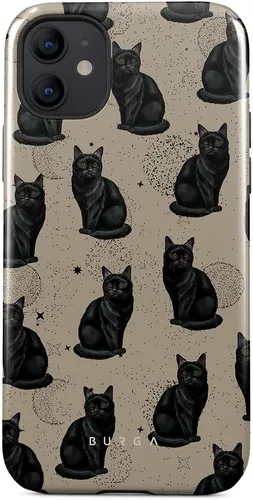 Miniatura 48 de BURGA - Funda compatible con iPhone 12, apta para carga inalámbrica, carcasa rígida híbrida de 2 capas + funda de silicona, resistente, ajuste