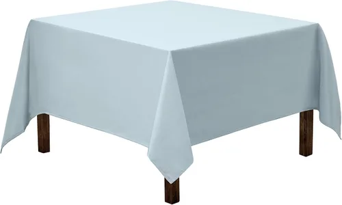 Miniatura 16 de Gee Di Moda Mantel Cuadrado - Mantel Beige de 52 x 52 Pulgadas para Mesas Cuadradas o Redondas Pequeñas - Tela Resistente Lavable - para Mesa