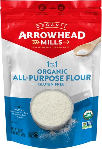 Miniatura 11 de ARROWHEAD MILLS Harina de trigo sarraceno orgánica libre de gluten, 22 onzas