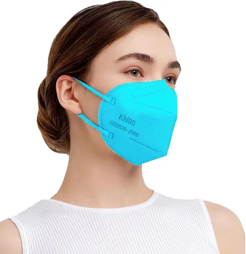 Miniatura 15 de SAROULU Máscaras Faciales Desechables KN95 de 5 Capas Respirables Máscara de Protección contra el Polvo de Taza de Seguridad gris-20