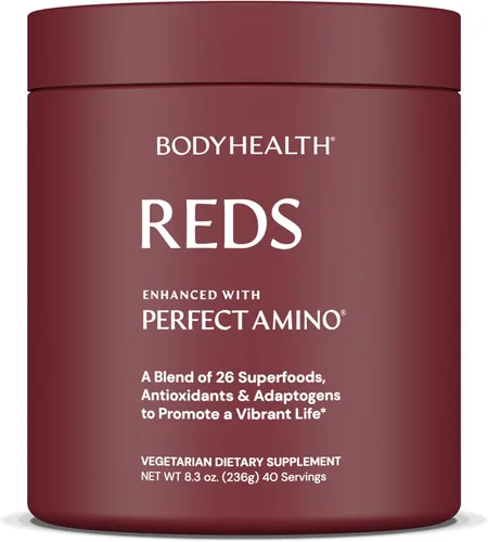 Miniatura 7 de BodyHealth Greens mejorado con PerfectAmino - Polvo diario de batido de manzana verde de superalimento con verduras, frutas, antioxidantes, Verdes