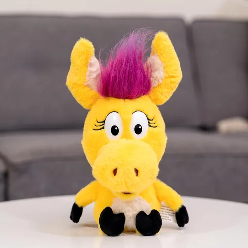 Miniatura 4 de Jada Donkey Hodie - Muñeca de peluche de burro amarillo de 14 pulgadas, juguetes para niños