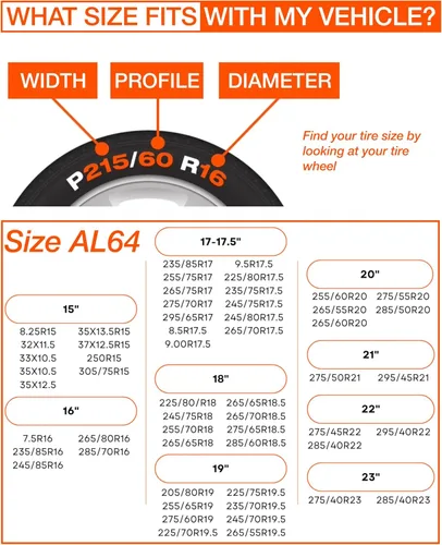 Miniatura 4 de Cadena alternativa para neumático AutoSock AL64 Size-AL64