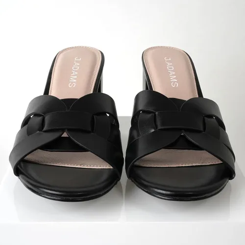 Miniatura 7 de J. Adams Nori Mules para mujer - Sandalias elegantes de tacón de bloque