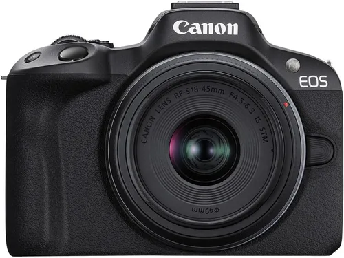Miniatura 6 de Canon Kit de cámara sin espejo EOS R50 - Cámara APS-C RF con lente de 0.709-1.772 in, video 4K, AF II de doble píxel y pantalla táctil de ángulo