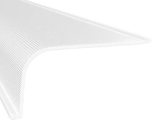Miniatura 20 de KASTLITE Reemplazo de la cubierta de luz curvada debajo del gabinete, difusor de lente acrílico blanco liso para debajo del gabinete, 12 pulgadas