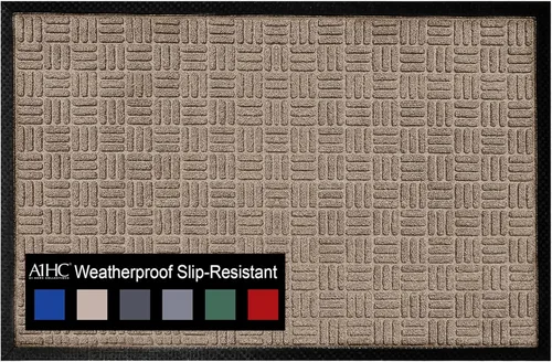 Miniatura 28 de A1HC - Tapete para interiores y exteriores, tapete antideslizante para puerta delantera, entrada, patio, garaje y oficina, tapete de bienvenida
