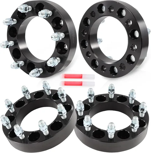 Miniatura 21 de SCITOO 4 espaciadores de rueda de 1 pulgada, 4 lengüetas de 0.157 x 3.937 in a 0.157 x 3.937 in, pernos de 0.472 x 0.059 in, compatibles