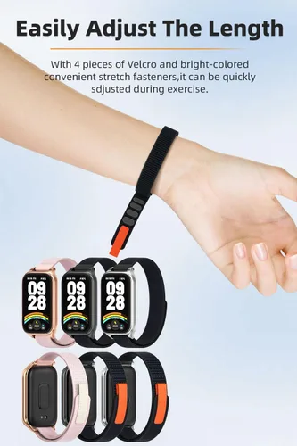 Miniatura 6 de Correa de repuesto de nailon para reloj, accesorios de pulsera inteligente para Amazfit 7 Fit Band