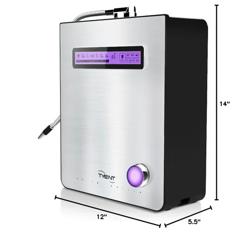 Miniatura 8 de Tyent Ionizador de agua Turbo Edge 9 - Sistema de filtración dual - Purificación de agua mejorada con hidrógeno - Ajustes de pH ajustables con modo