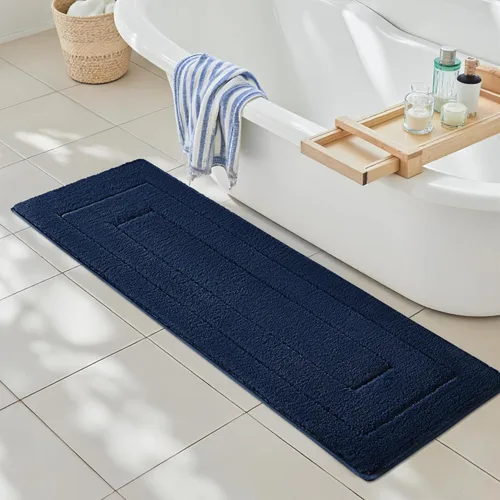 Miniatura 101 de GRANNY SAYS Alfombras de baño antideslizantes, lavables, extra suaves y absorbentes de agua para baño, alfombra de baño peluda de felpa, alfombra