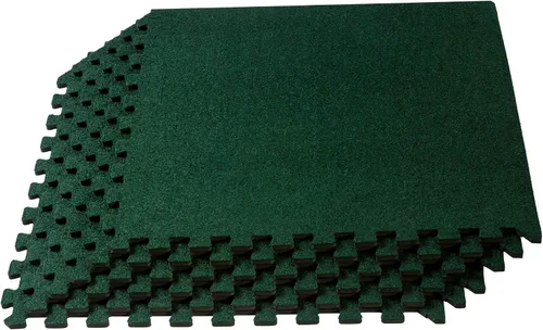 Miniatura 13 de We Sell Mats 3/8 Inch Thick Interlocking Foam Carpet Tiles Durable Carpet Squares Anti Fatigue Support for Home Office or Classroom Use Verde cazador