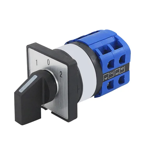 Miniatura 5 de Interruptor selector de cambio universal, interruptor de transferencia de energía, 3 posiciones 8 terminales, LW26-63/2 220V 20A Motor, Generadores