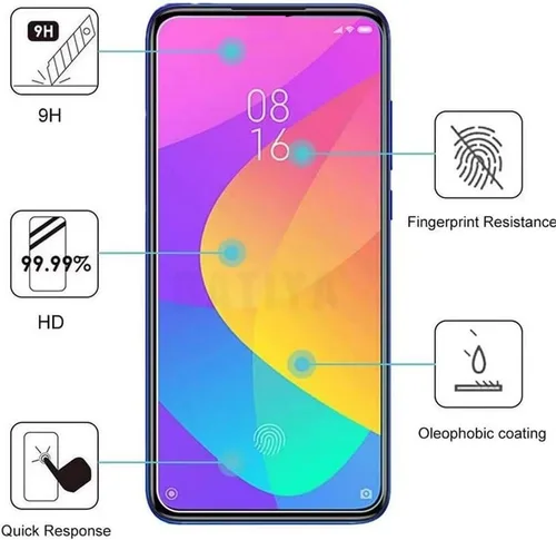 Miniatura 2 de ZXL Paquete de 2 protectores de pantalla compatibles con Huawei Y9 2018, vidrio templado, transparente, resistente a los arañazos, sin burbujas