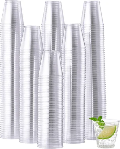 JOLLY CHEF 1000 Vasos de Chupito de Plástico de 1.5 oz - Vasos Desechables de 1.5 Onzas - Vasos de Chupito de Plástico Desechables de 1.5 Onzas para
