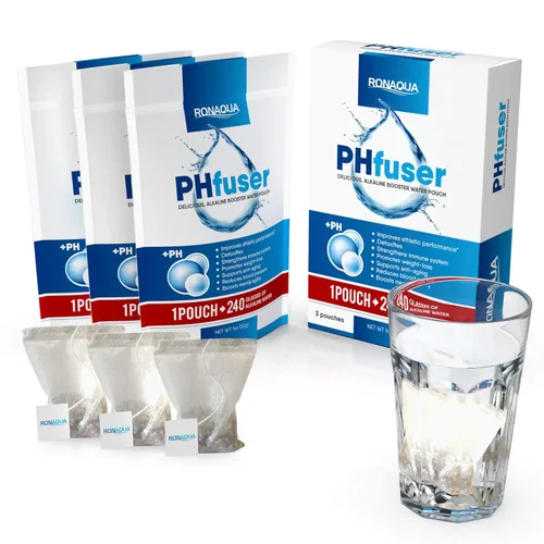 PHfuser Bolsa de filtración de agua alcalina para tu botella, tarro, olla, taza de café/té, jarra, jarra, recipiente – Sistema de purificación de