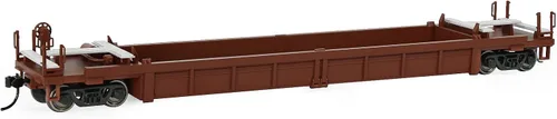 Miniatura 9 de Evemodel C8749 HO Scale 40ft Well Car 1:87 Fondo cóncavo 40' Carro de coche plano (3pcs - marrón)