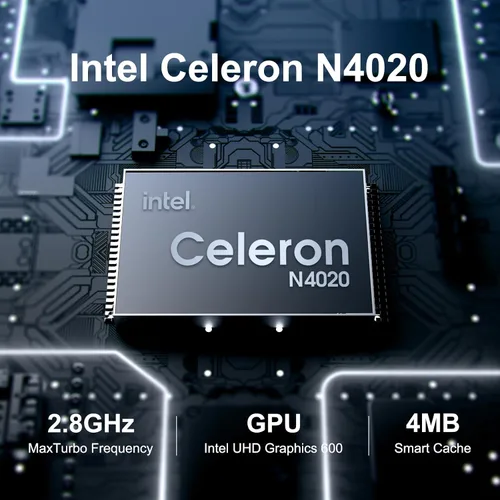 Miniatura 3 de Itel Celeron N4020 - Computadora portátil de 14 pulgadas (doble núcleo), gráficos UHD 600, 4 GB de RAM 256 GB SSD, pantalla HD de 14 pulgadas, ultra