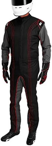 Miniatura 18 de K1 Race Gear CIK/FIA traje de competición de go kart, nivel 2, aprobado, 5XS, Anaranjado