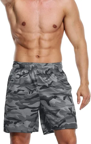 Miniatura 2 de NELEUS Pantalones cortos de correr para hombre de 7 pulgadas con bolsillos