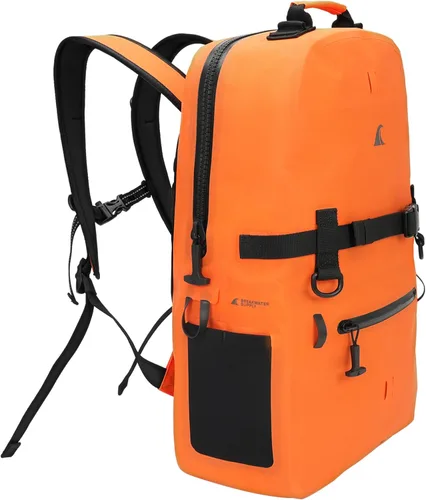 Miniatura 4 de Breakwater Supply™ Mochila impermeable IP68 sumergible con cierres herméticos Para portátil, viajes al aire libre Fogland 25L 20L 15L, 25 L