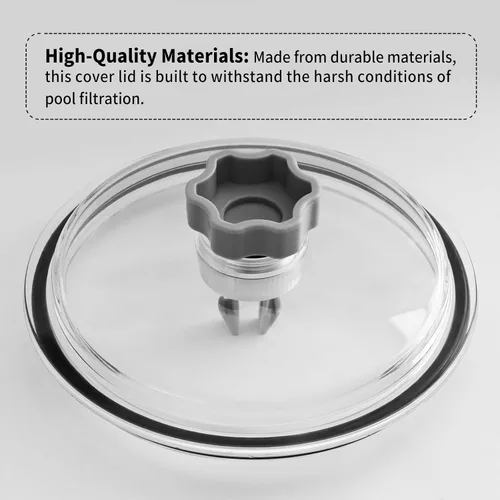 Miniatura 6 de SF80110-1 Tapa de la trampa de hojas de 5 pulgadas tiene junta tórica y válvula, apto para bomba de filtro de arena Intex de 12 pulgadas