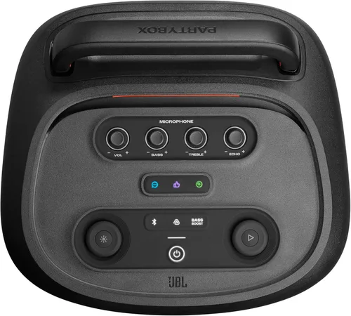 Miniatura 2 de JBL PartyBox 520 - Altavoz portátil de fiesta alimentado por batería con refuerzo de sonido AI, hasta 15 horas de tiempo de reproducción, IPX4 a