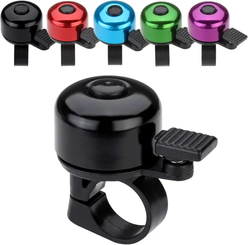Miniatura 18 de Timbre de Bicicleta Timbre de Bicicleta Sonido Nítido para Adultos Niños Niños Niñas Rojo