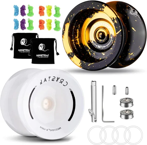 Miniatura 8 de MAGICYOYO N11 Yo-yo profesional de metal, yo-yo sensible y yo-yo no sensible de aleación para principiantes a jugadores avanzados, trucos de yo-yo