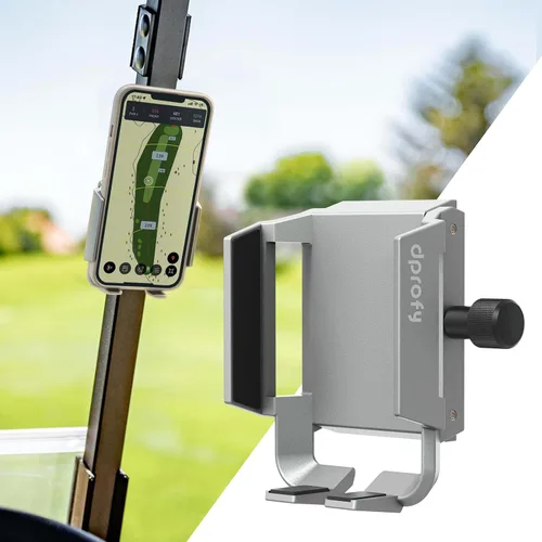 Miniatura 7 de Dprofy Soporte magnético fuerte para teléfono para carrito de golf, accesorios de golf, apto para todos los teléfonos inteligentes populares, diseño