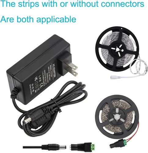 Miniatura 6 de Fuente de alimentación de 12 V 4 A – COOLM AC 100-240V 50/60Hz a CC 12 voltios 4 amperios 4 amperios 48 W cargador convertidor de energía 12V4A +