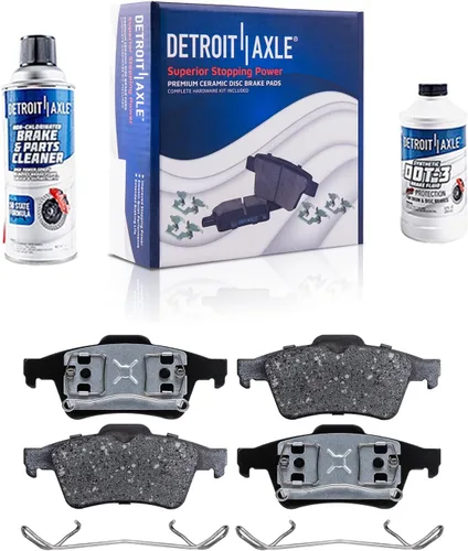Miniatura 71 de Detroit Axle - Pastillas de freno traseras para Kia Sportage 2017-2022, Hyundai Tucson 2016-2021, pastillas de freno de cerámica 2018 2019 2020