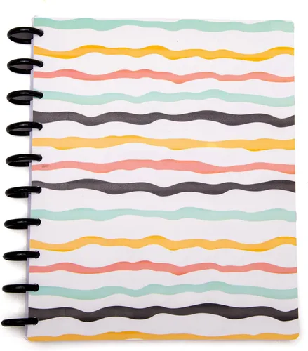 Miniatura 60 de Talia - Cuadernos de notas con tapas, planificador, personalizables, (Azul de Verano, Junior (5.5 pulgadas x 8.5 pulgadas)) Azul verano