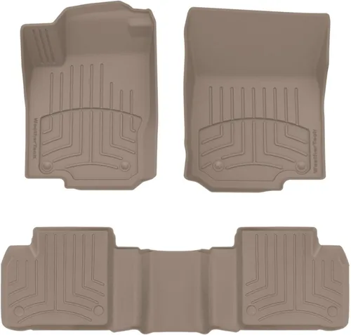 Miniatura 11 de WeatherTech FloorLiner HP Alfombrillas de suelo de ajuste personalizado para Mercedes GLE 450 AMG, clase GL, clase GLE, 1ª y 2ª fila (44401-1-2IM)