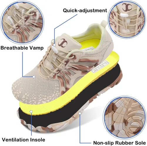 Miniatura 4 de Scurtain - Zapatos de agua unisex para hombre y mujer, de secado rápido, sensación de pies descalzos, zapatos acuáticos deportivos, para senderismo