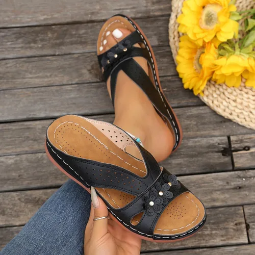 Miniatura 6 de Ladmiple - Sandalias ortopédicas para mujer, cómodas para caminar, informales, para verano, con soporte para el arco