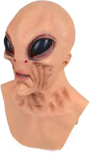 Miniatura 2 de Máscaras realistas de alienígenas máscaras de látex para Halloween máscaras divertidas para fiestas de disfraces de Halloween para adultos