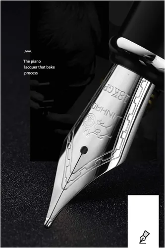 Miniatura 3 de Pluma estilográfica Jinhao 159 Luxury Purple, Big Heavy Style, punta media, caligrafía de escritura, artículos de oficina de papelería