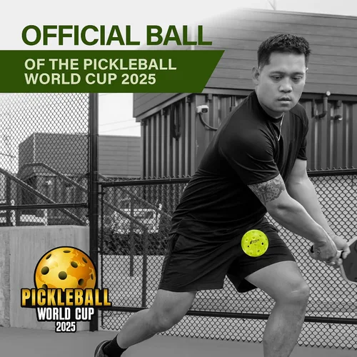 Miniatura 3 de CORE Pickleball -ECO Ball Pelotas de pickleball para exteriores - Copa del Mundo de Pickleball oficial y aprobadas por el torneo USAPA